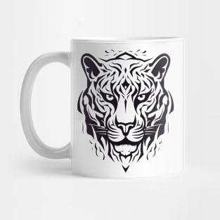 Tiger Animal Freedom World Wildlife Wonder Vector Graphic Mug